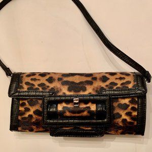 Faux Leather Leopard Print Bag